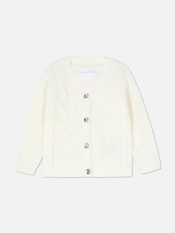 Cardigan En Maille Torsadée