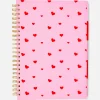 Carnet à Spirale A4 à Motif Cœur Avec Intercalaires