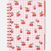 Carnet A5 à Motif Cerise