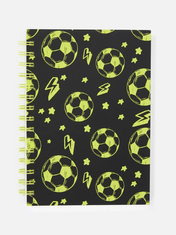 Carnet A5 à Motif Football
