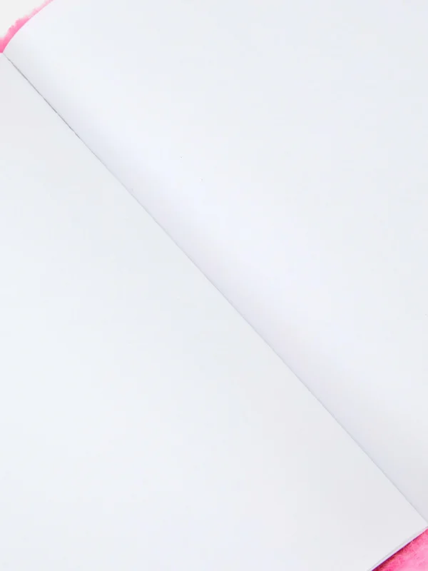 Carnet En Fausse Fourrure à Motif Papillon