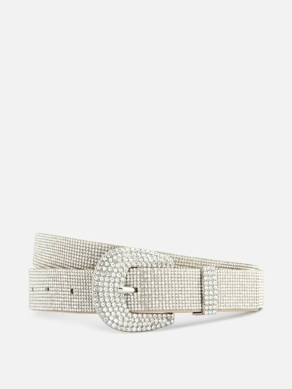 Ceinture à Boucle Et Strass
