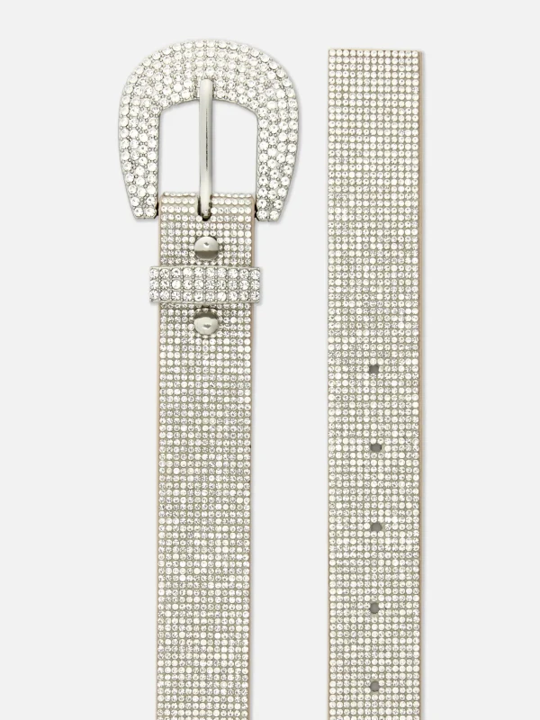Ceinture à Boucle Et Strass