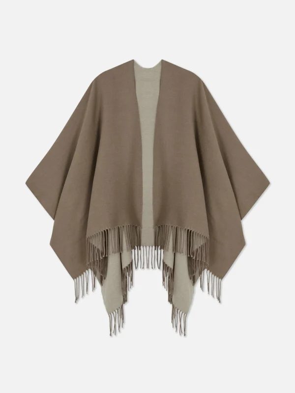 Écharpe Façon Cape à Pampilles