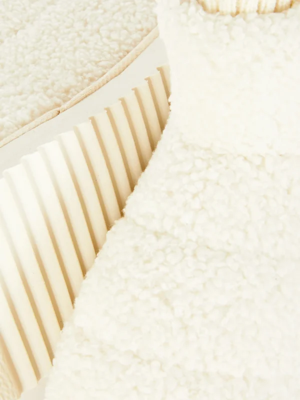 Chaussons Bottines Effet Mouton Retourné