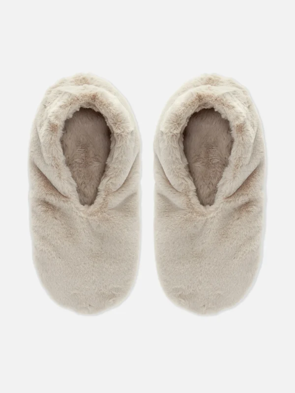 Chaussons En Fausse Fourrure