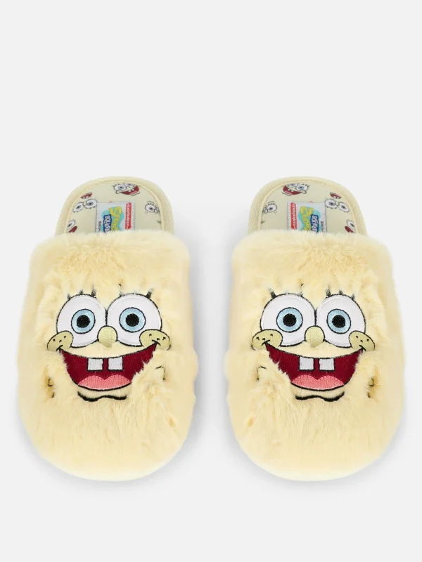 Chaussons Fourrés Bob L'éponge