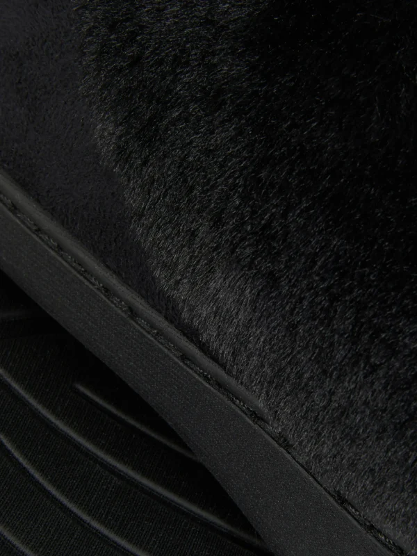 Chaussons Mocassins Doublés En Fausse Fourrure