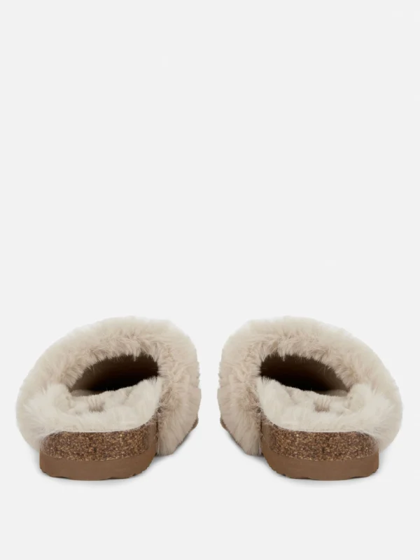 Chaussons Mules Duveteux