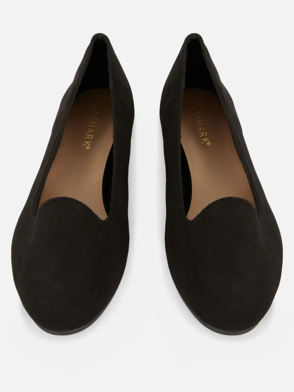 Chaussons-ballerines En Suédine