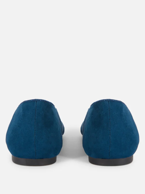 Chaussons-ballerines En Suédine