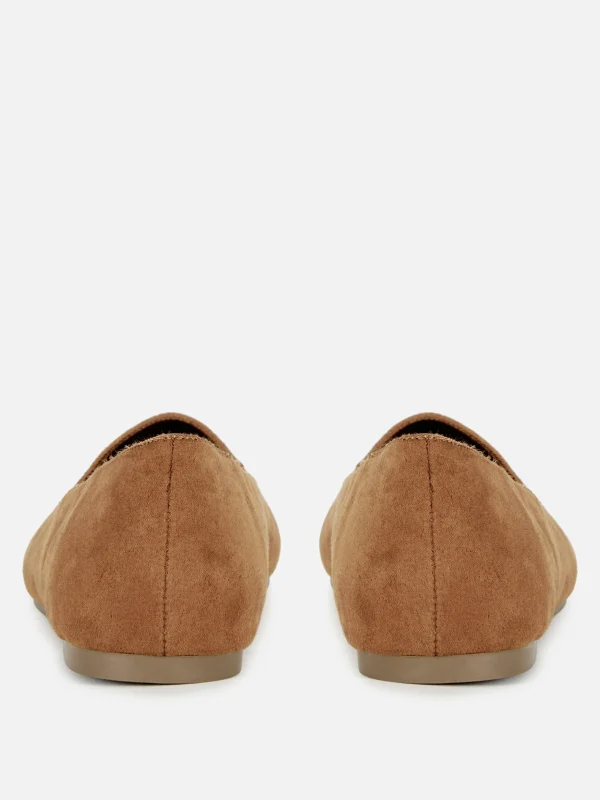 Chaussons-ballerines En Suédine