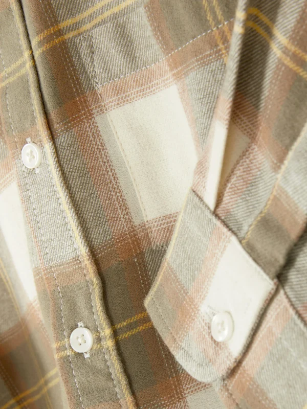 Chemise à Carreaux à Manches Longues