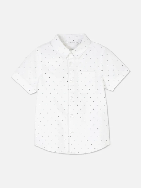 Chemise à Manches Courtes Et Motifs