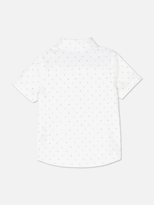 Chemise à Manches Courtes Et Motifs