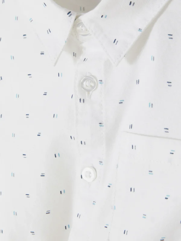 Chemise à Manches Courtes Et Motifs