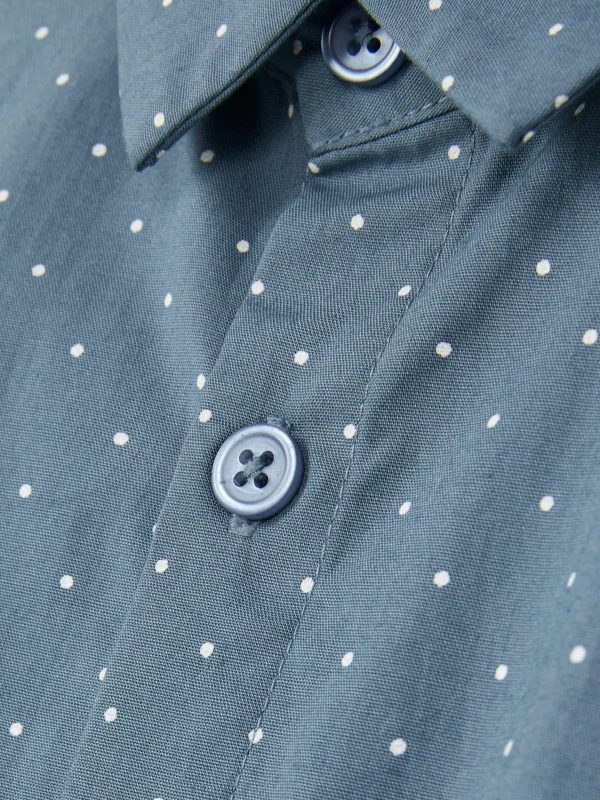 Chemise à Manches Courtes Et à Boutons