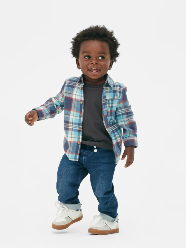 Chemise à Manches Longues à Carreaux