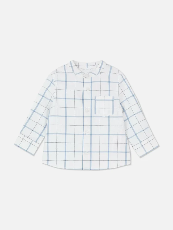 Chemise à Manches Longues à Carreaux