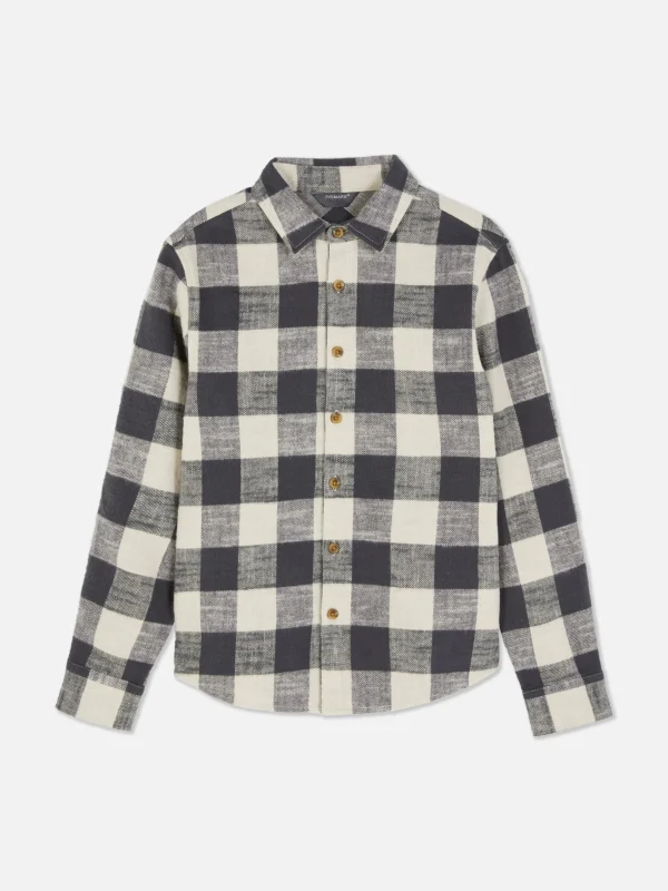 Chemise Boutonnée à Carreaux