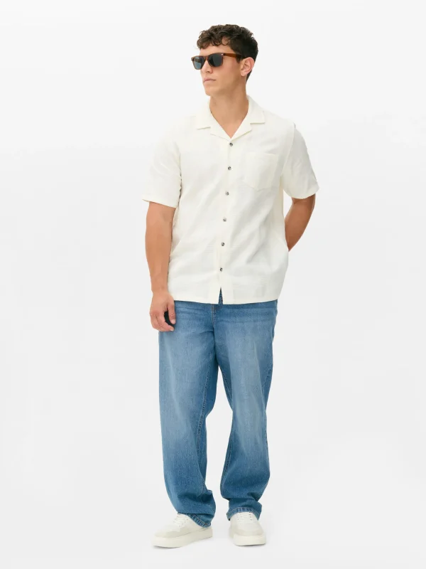 Chemise Boutonnée à Manches Courtes