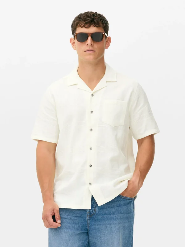 Chemise Boutonnée à Manches Courtes