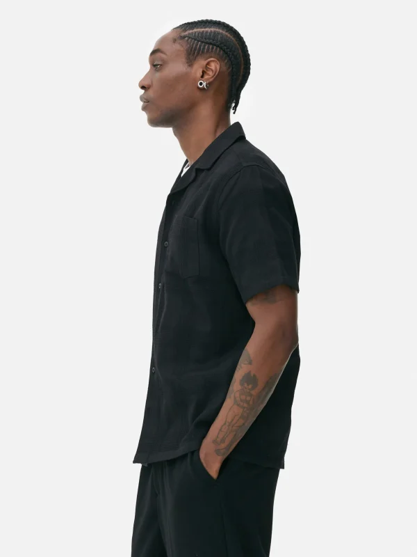 Chemise Boutonnée à Manches Courtes