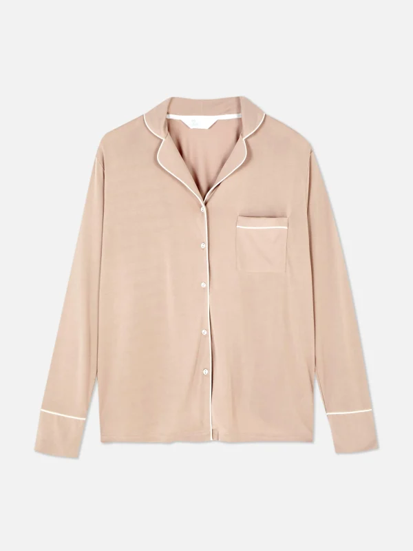 Chemise De Pyjama En Jersey