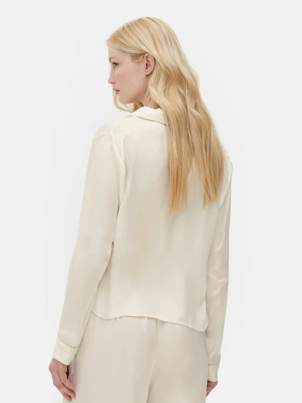 Chemise De Pyjama En Satin