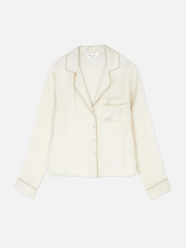 Chemise De Pyjama En Satin