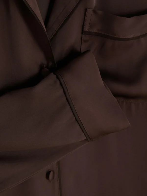 Chemise De Pyjama En Satin