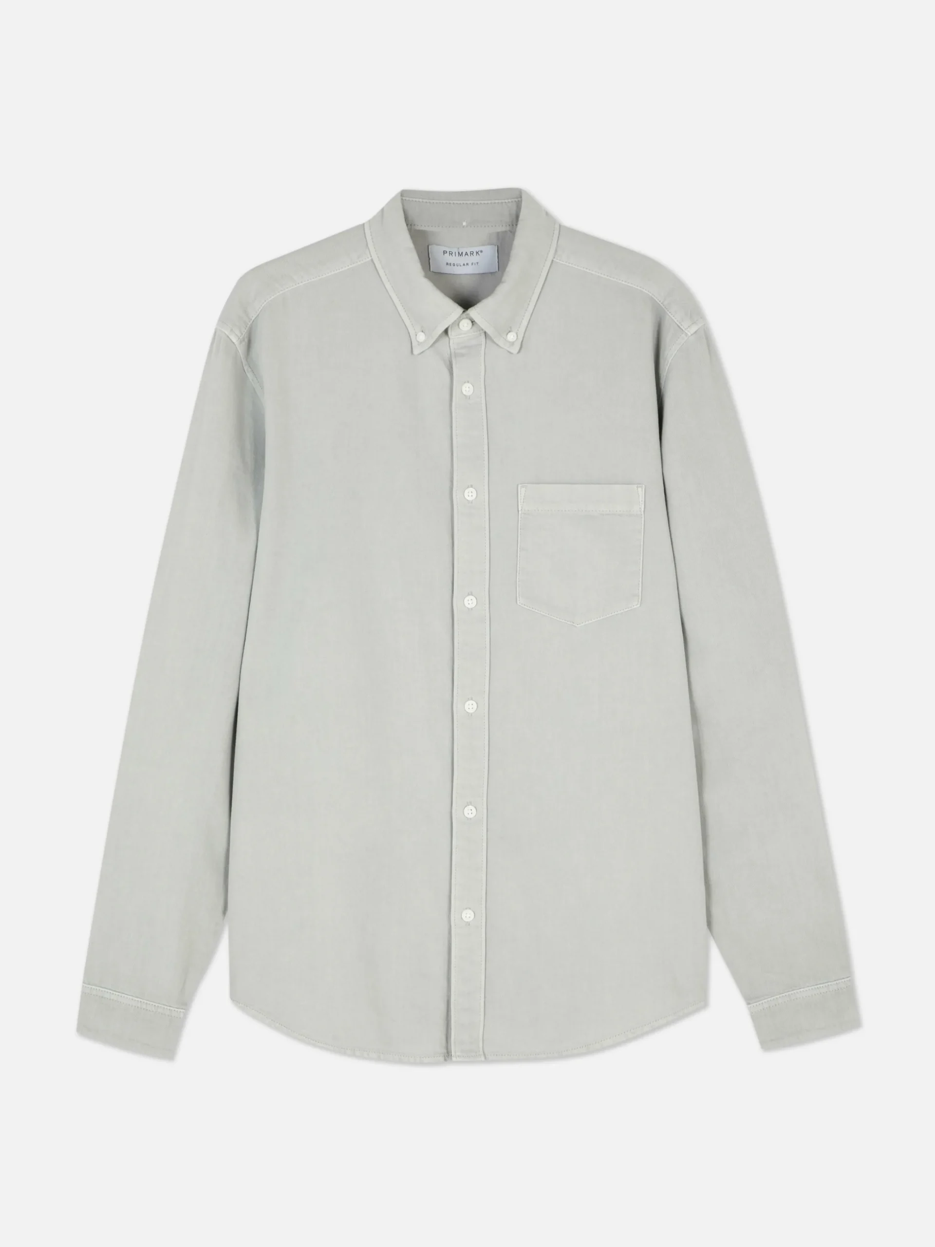 chemise_en_serg_de_coton__4.webp Chemise En Sergé De Coton à Manches Longues