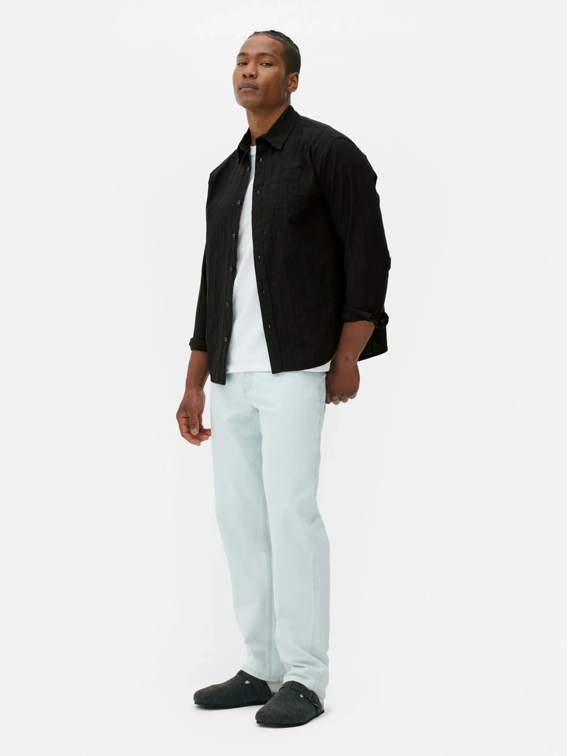 chemise_jacquard__manches_1.webp Chemise Jacquard à Manches Longues