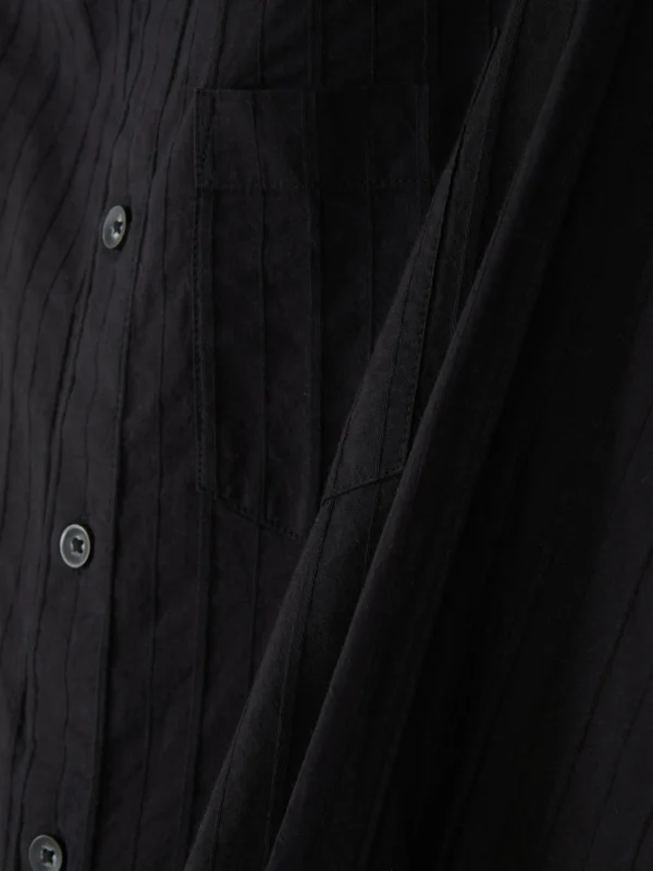 Chemise Jacquard à Manches Longues