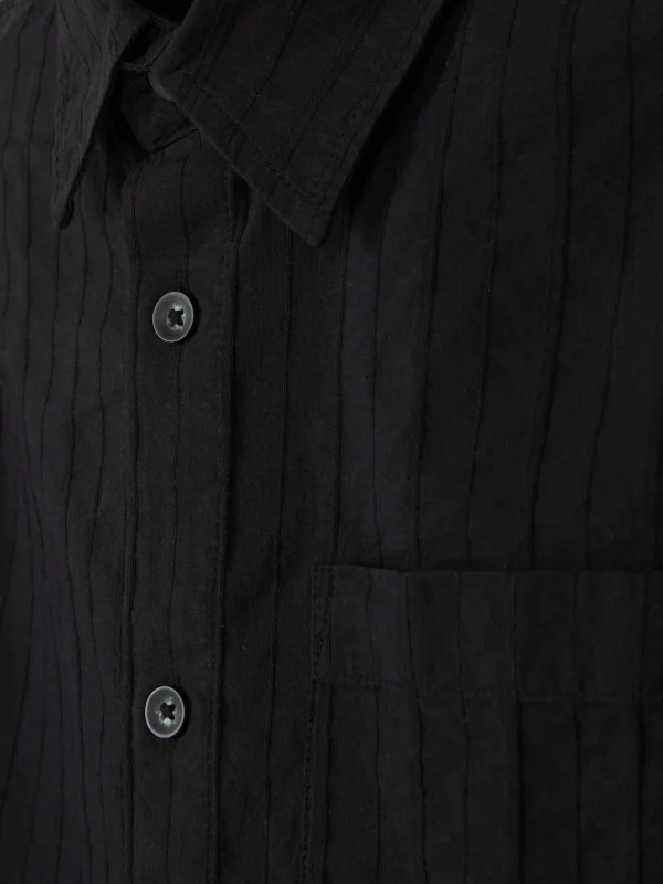 Chemise Jacquard à Manches Longues