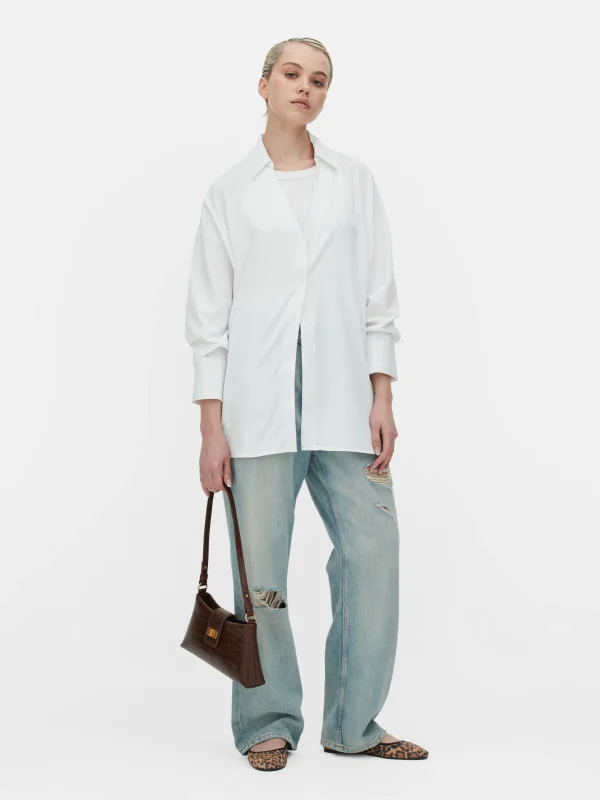 Chemise Oversize En Popeline