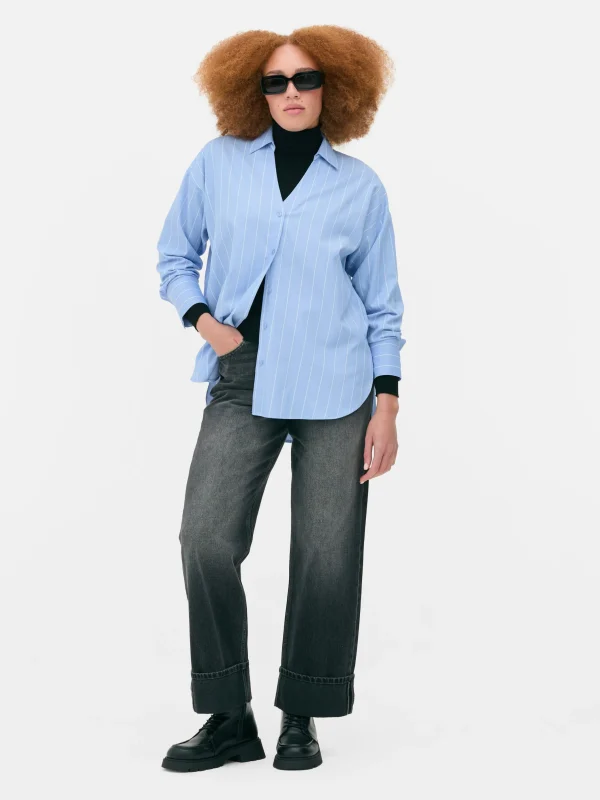 Chemise Oversize En Popeline