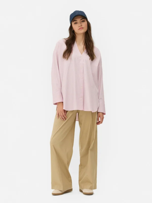 Chemise Oversize En Popeline