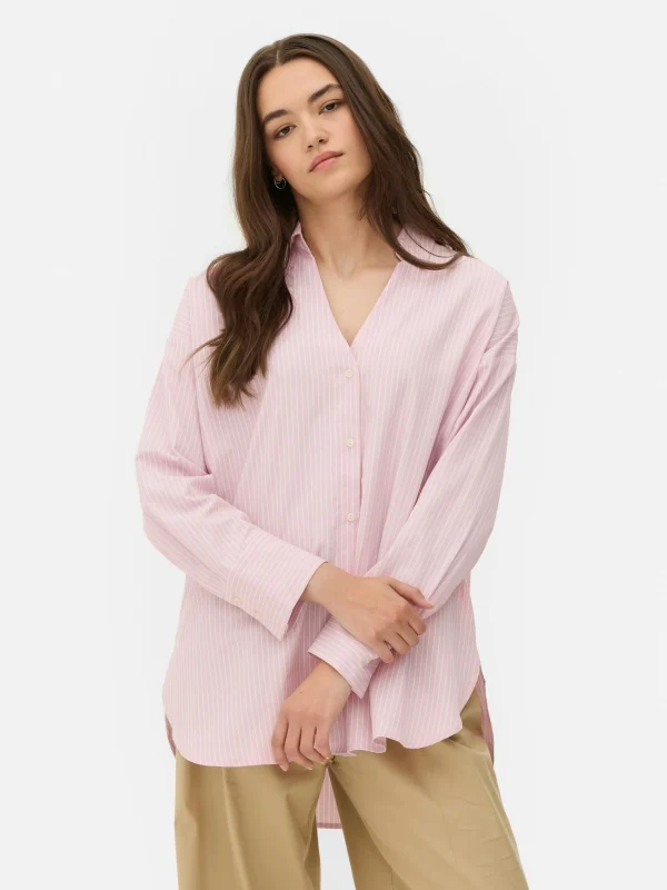 Chemise Oversize En Popeline