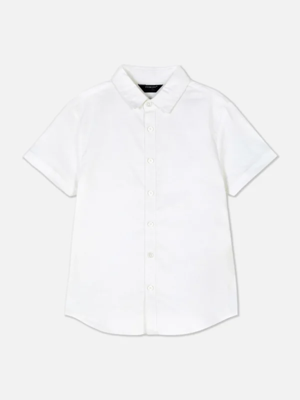 Chemise Oxford à Manches Courtes