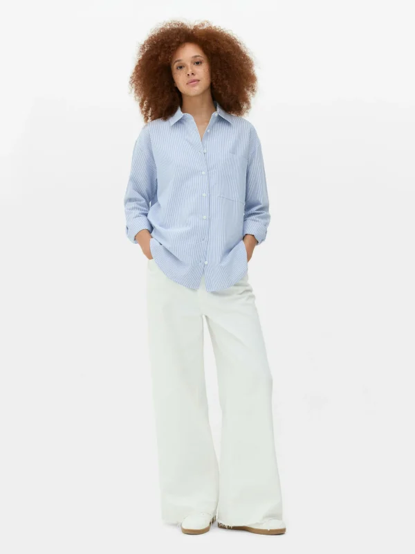 Chemise Oxford à Rayures