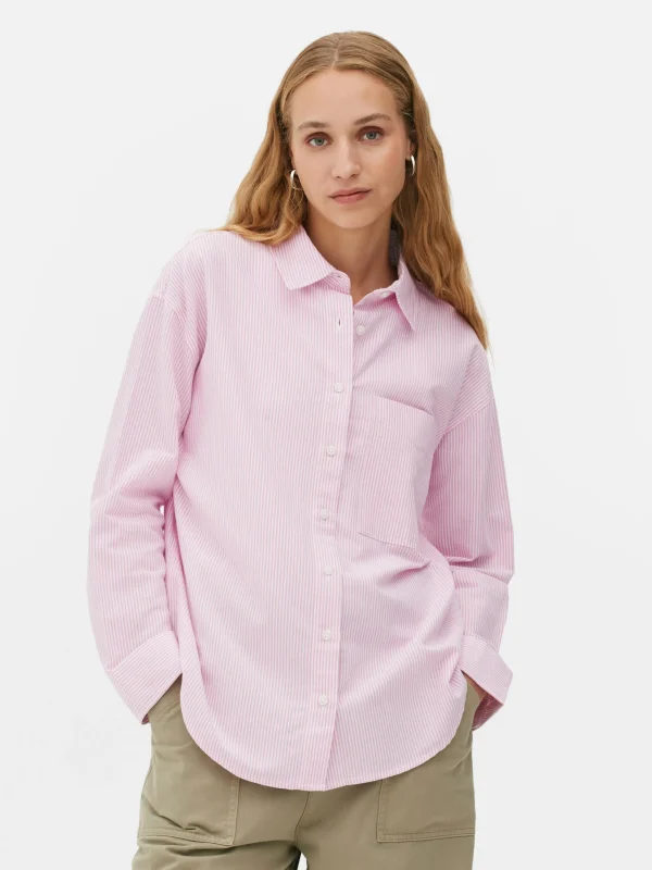 Chemise Oxford à Rayures