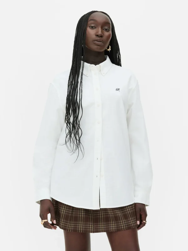 Chemise Oxford Boutonnée Rita Ora