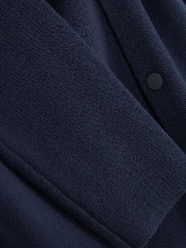 Chemise Tricotée à Boutons-pression