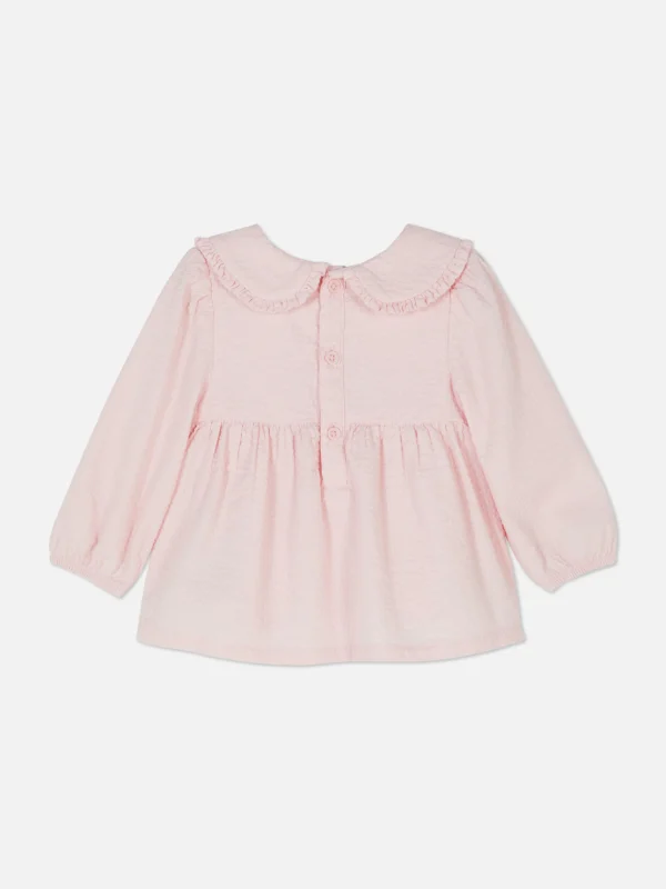 Chemisier Froncé à Col