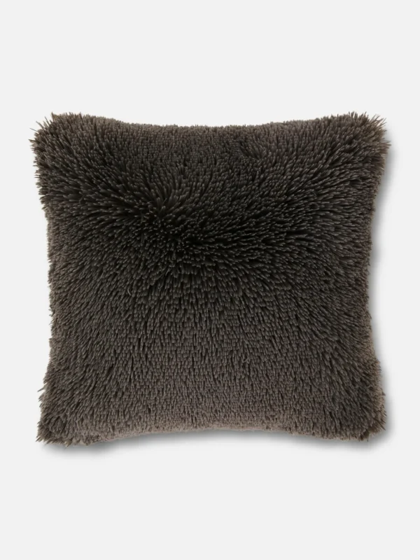 Coussin Carré En Fausse Fourrure
