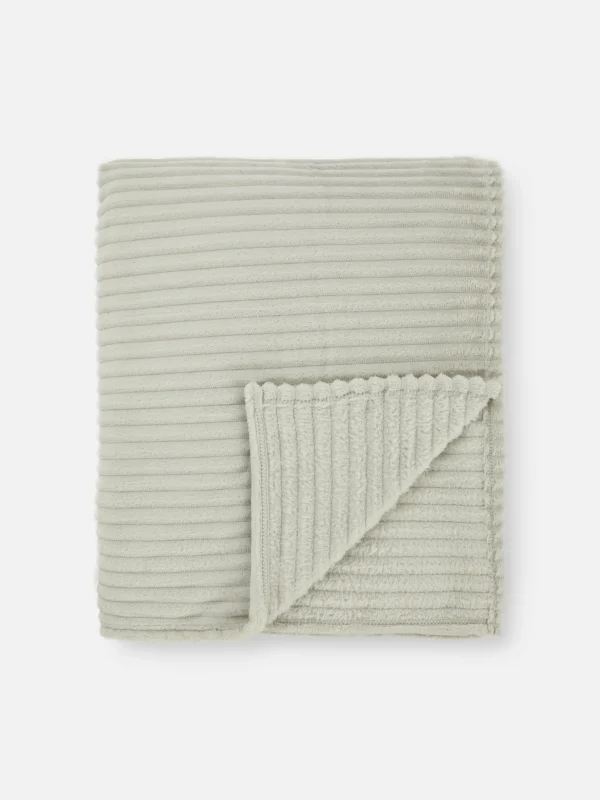 Couverture Large Côtelée