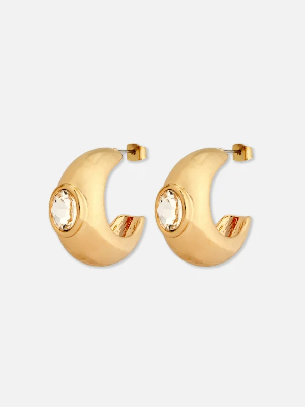 Créoles épaisses à Fausses Gemmes Rita Ora