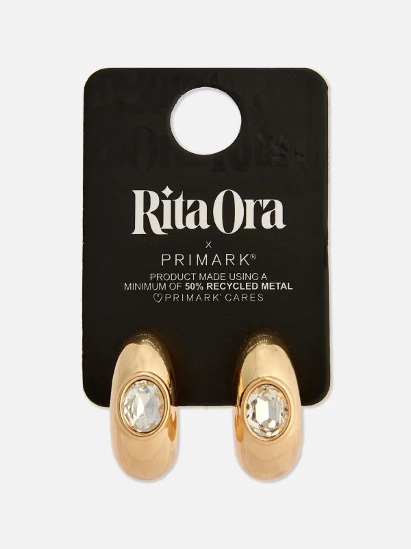 Créoles épaisses à Fausses Gemmes Rita Ora