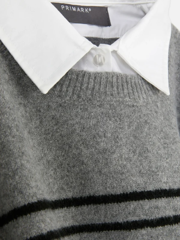 Débardeur Chemise 2-en-1 Superposé